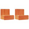 vidaXL Nattbord 2 stk. Vokset Brun 44 x 32,5 x 40 cm Heltre furu