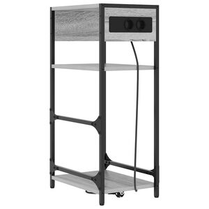 vidaXL Nattbordskap Gr&aring; Sonoma 40 x 27 x 76 cm Konstruert tre