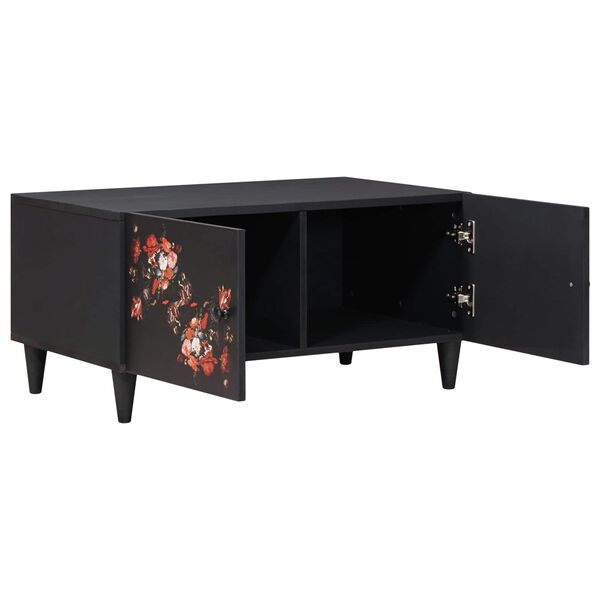 vidaXL Kaffebord Flerfarget 80 x 50 x 40 cm Massiv mango tre