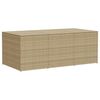 vidaXL Putekasse blandet beige 984L cm polyrotting