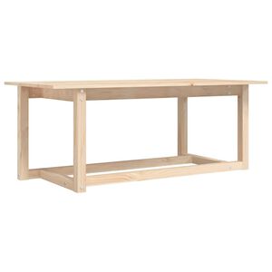 vidaXL Salongbord 110x55x45 cm heltre furu