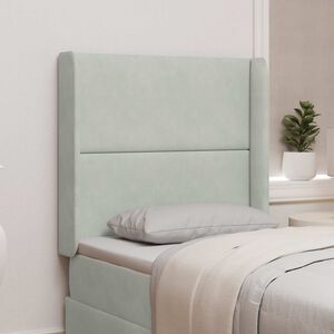 vidaXL Hodegjerde &Oslash;re Lysegr&aring; 80 x 16 x 4 cm Fl&oslash;yel