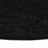 vidaXL Shaggy flossteppe 160 cm svart
