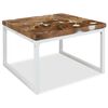 vidaXL Salongbord teak harpiks 60x60x40 cm