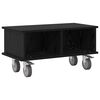 vidaXL TV-benk Svart Eik 68,5 x 35 x 35 cm Konstruert tre