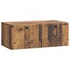 vidaXL Vegghengt TV skap 78,5 x 41 x 30 cm Gammelt tre Konstruert tre