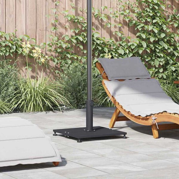 vidaXL Parasollfot Mørkegrå 45 x 45 x 31 cm