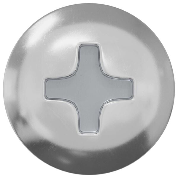 vidaXL Trefester 2 pcs s&oslash;lv M4 x 20 mm St&aring;l