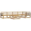 vidaXL Utend&oslash;rs sofa-sett 6 pcs Hvit 79 x 79 x 37 cm Solid akasietre