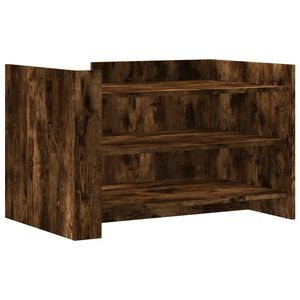 vidaXL Salongbord r&oslash;kt eik 80x50x50 cm konstruert tre