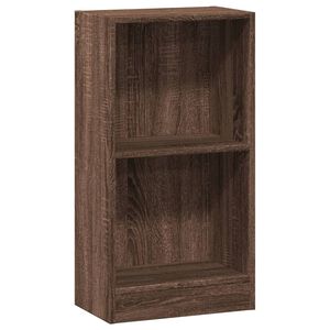 vidaXL Bokhylle brun eik 40x24x76 cm konstruert tre