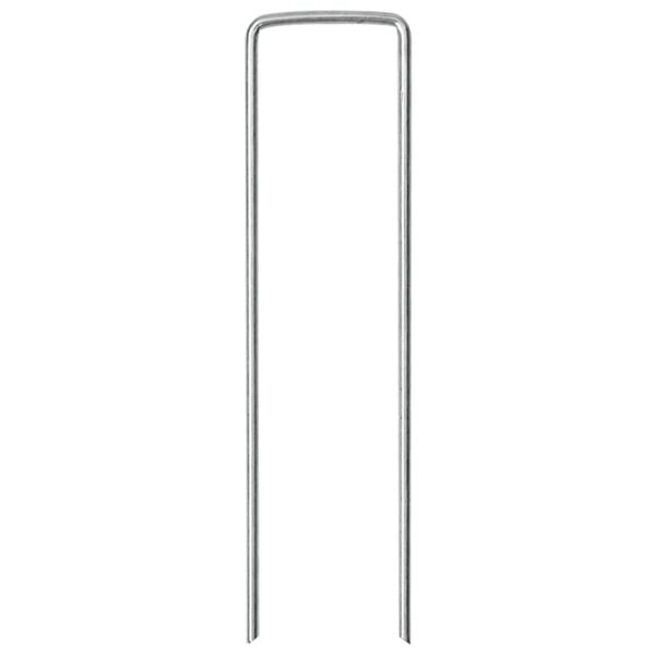 vidaXL Jordplugger U-formet 25 stk 15x3,5 cm galvanisert st&aring;l
