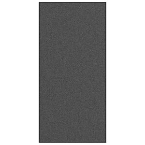 vidaXL Dørmatte Annet Anthracite og svart 120 x 250 cm Polyamid og PVC