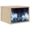 vidaXL Vegghengt nattbord RAALTE Sonoma eik 36 x 33 x 25 cm