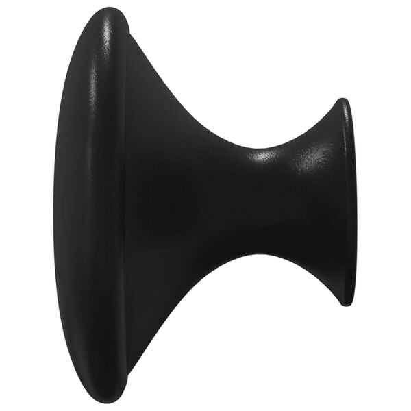 vidaXL H&aring;ndtak 2 pcs Svart &Oslash;30 mm Aluminium