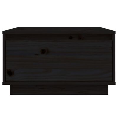 vidaXL Salongbord svart 55x56x32 cm heltre furu