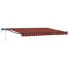 vidaXL Manuell markiseramme med LEDs 4,5 &times; 3,5 m