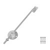 vidaXL Lokkst&oslash;ttehengsel 12 stk. s&oslash;lv 194 x 36 x 18 mm Jern
