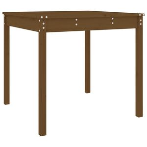 vidaXL Hagebord honningbrun 82,5x82,5x76 cm heltre furu