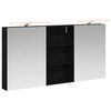 vidaXL Baderomsskapsett 3 stk. 140 x 14,5 x 70 cm Konstruert tre