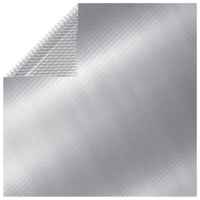 vidaXL Bassengtrekk sølv 400x200 cm PE