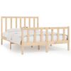 vidaXL Sengeramme heltre 120x190 cm Small Double