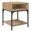 vidaXL Nattbord Artisan Eik 40 x 40 x 50 cm Konstruert tre