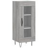 vidaXL Highboard gr&aring; sonoma 34,5x34x180 cm konstruert tre