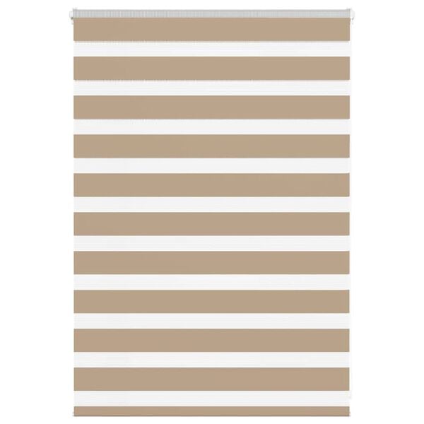 vidaXL Sebragardin sandbrun 100x100 cm stoff bredde 95,9 cm polyester