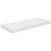 vidaXL Flytende vegghylle h&oslash;yglans hvit 60x23,5x3,8 cm MDF