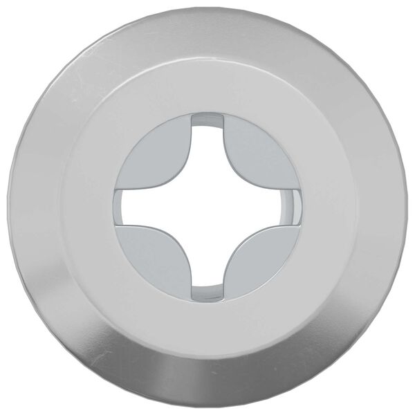 vidaXL L&aring;semutter 12 pcs Nikkel M6 x 15 mm St&aring;l