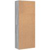 vidaXL Highboard grå sonoma 70x35x180 cm konstruert tre