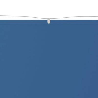 vidaXL Vertikal markise blå 60x600 cm oxford stoff