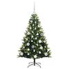 vidaXL Kunstig Hengt Julegran med 150 LED-lys gr&oslash;nn 120 cm PVC og PE