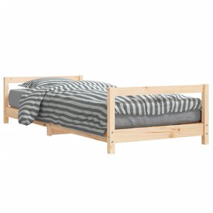 vidaXL Barnesengeramme 80x200 cm heltre furu
