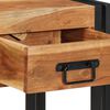 vidaXL Nattbordskap med skuff Brun 40 x 35 x 50 cm heltre akasie