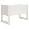 vidaXL Plantekasse hvit 78x40x52 cm heltre furu