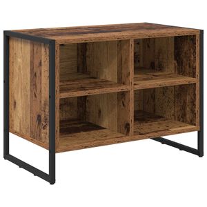 vidaXL Sko Skap med lagring Gamle tre 60 x 35 x 44 cm Konstruert tre