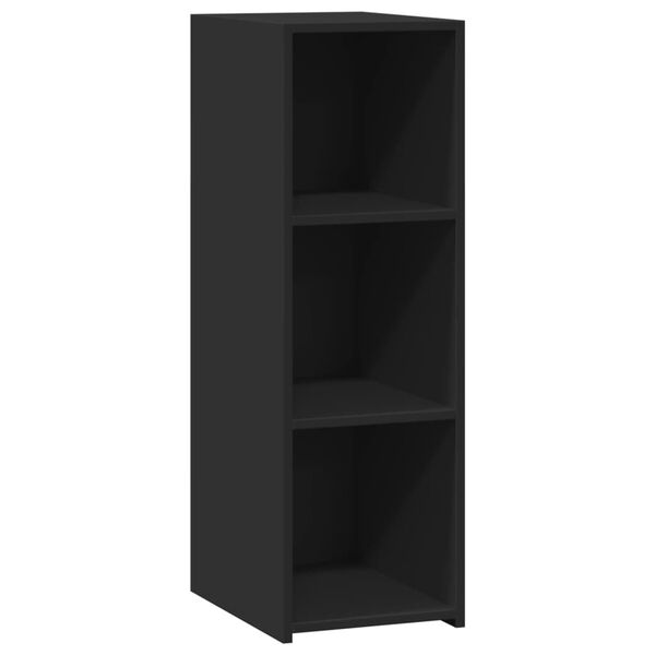 vidaXL Skjenk svart 30x41x93 cm konstruert tre