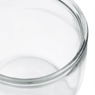 vidaXL Glasskrukker med lokk 4 stk 8000 ml