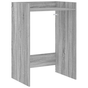 vidaXL Vaskemaskin skap Gr&aring; Sonoma 67,5 x 48 x 97 cm Konstruert tre