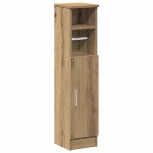 vidaXL Baderomsskap med rulleholder artisan eik 20,5x22x90 cm