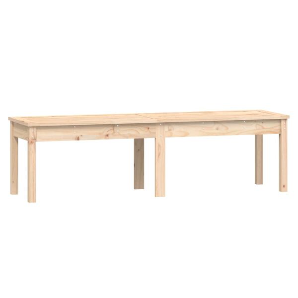 vidaXL Hagebenk 2 seter 159,5x44x45 cm heltre furu