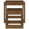 vidaXL Sandbord 2 stk honningbrun heltre furu