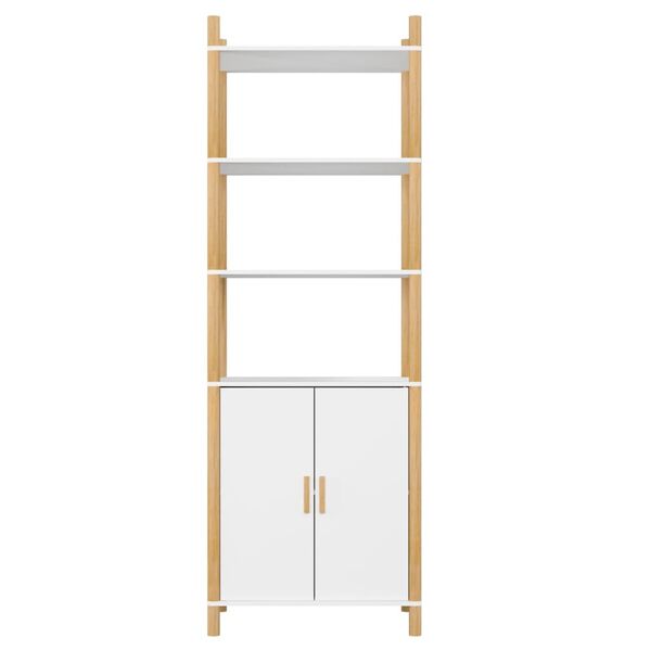vidaXL Highboard hvit 60x40x173 cm konstruert tre