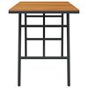 vidaXL Spisebord Brun 110 x 55 x 62 cm Solid akasietre