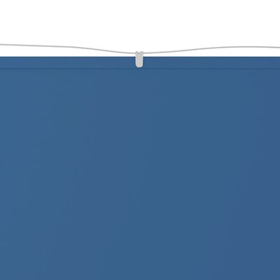 vidaXL Vertikal markise blå 60x420 cm oxford stoff