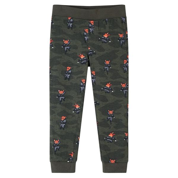 Pyjamas for barn med lange ermer kaki 128