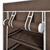 Stoff Skoskap 58 x 28 x 106 cm Brun