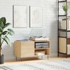 vidaXL Hifi-benk sonoma eik 85x38x48 cm konstruert tre